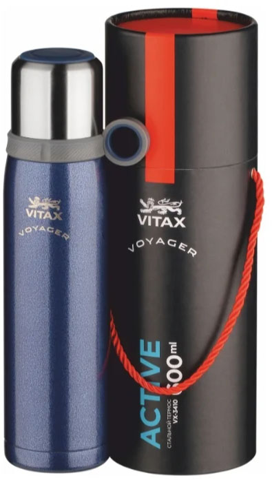

Термос Vitax Voyager VX-3410 0,60л синий
