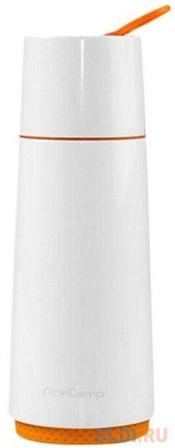 Термос AceCamp vacuum bottle 0,37л белый аппликатор для масляного обертывания oil therapy application bottle
