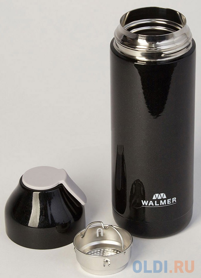 

Термос Walmer - 0,40л чёрный металлик