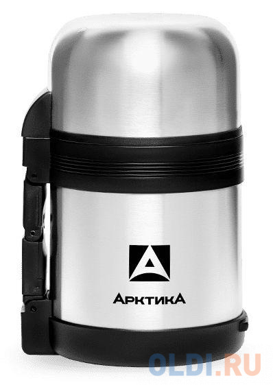 

Термос Арктика 201-600/SIL 0,60л серебристый чёрный