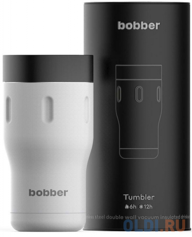 

Термокружка Bobber TUMBLER-350/WHI 0,35л белый чёрный
