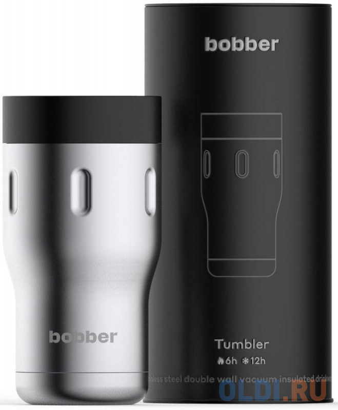 

Термокружка Bobber TUMBLER-350/MATTE 0,35л стальной чёрный