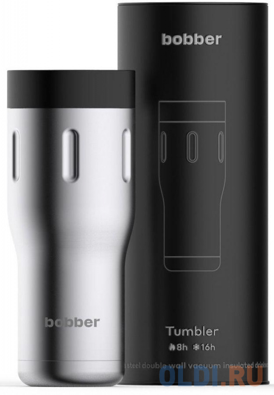 

Термокружка Bobber TUMBLER-470/MATTE 0,47л стальной чёрный