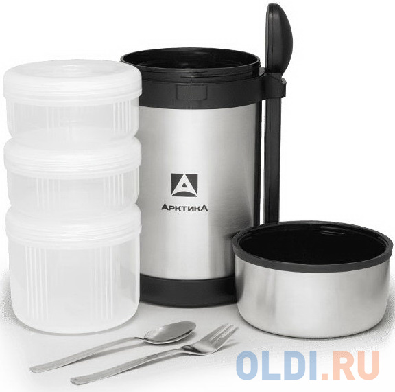 Термос Арктика 403-1500/SIL 1,50л серебристый чёрный