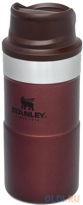 Термокружка Stanley Classic Trigger Action 0.25л. бордовый картонная коробка (10-09849-013)