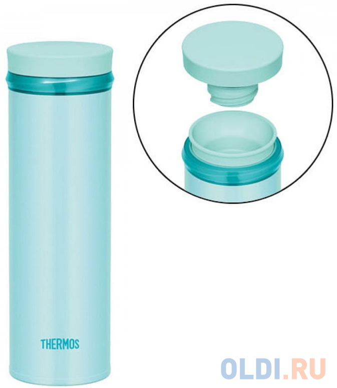 Термос Thermos JNO-501-MNT 0.5л. белый/голубой картонная коробка (924643) фото
