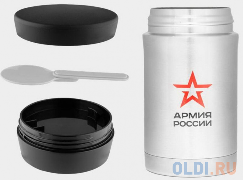 

Термос Thermos Армия России Полевой 0.5л. стальной/черный (646279)