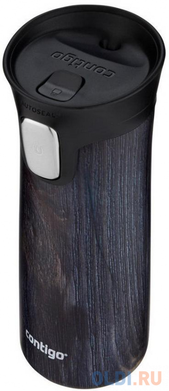 

Термокружка Contigo Pinnacle Couture 0.42л. черный/синий (2104545)