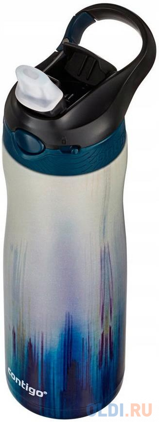 Термобутылка Contigo Ashland Couture Chil 0,59л белый синий пододеяльник togas плаза белый синий 200x210