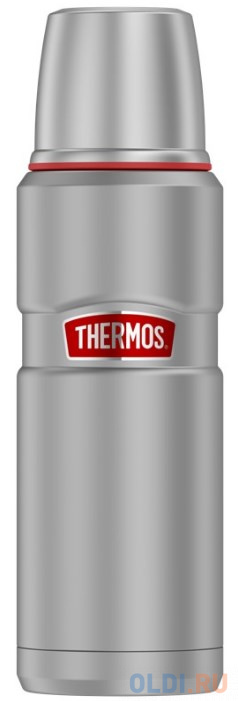 Термос для напитков Thermos SK2000 RCMS 1.2л. серый/красный (377630) фото