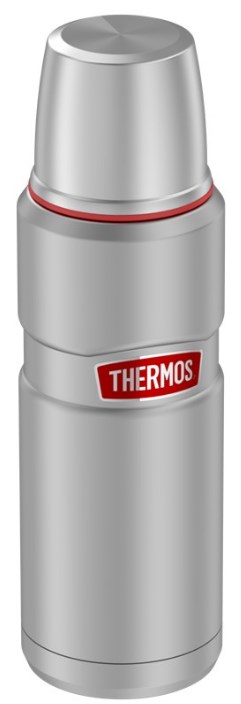 Термос для напитков Thermos SK2000 RCMS 1.2л. серый/красный (377630) фото