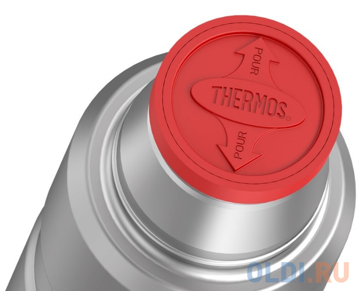 Термос для напитков Thermos SK2000 RCMS 1.2л. серый/красный (377630) фото
