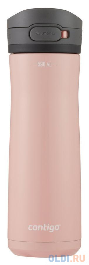 Термокружка для напитков Contigo Jackson Chill 2.0 0.59л. розовый/черный (2156482) термобутылка contigo chill 0 72л серый