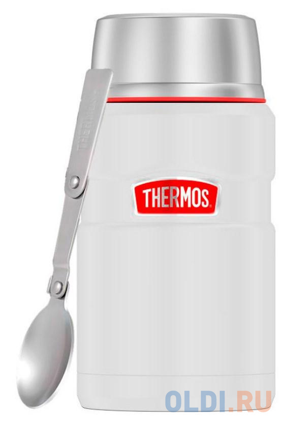 Термос для еды Thermos SK3020 RCMW 0.71л. белый/серый картонная коробка (384829) thermos термос fbb 750 gr серый 0 75 л