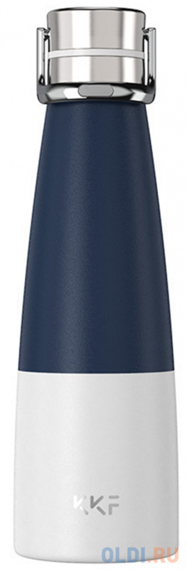 

Термобутылка KissKissFish Swag Vacuum Bottle 0,475л белый синий