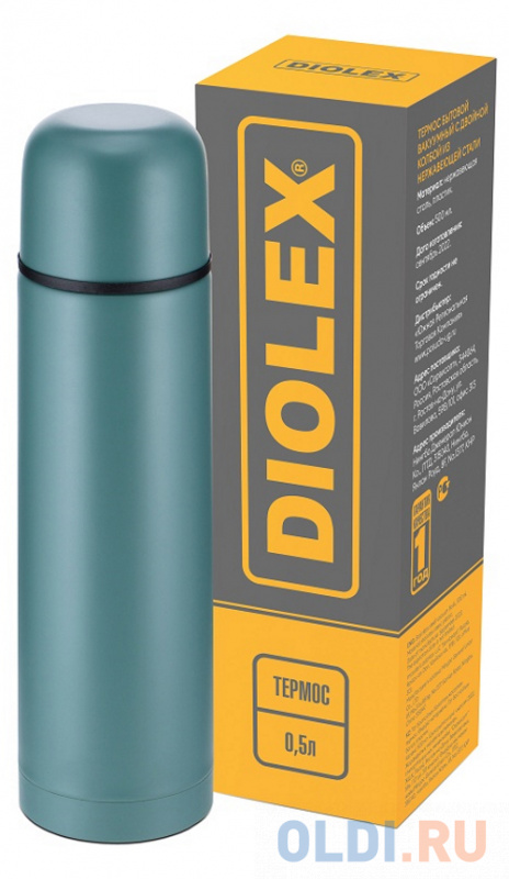 Термос Diolex DX-500-4B 0,50л мятный фото
