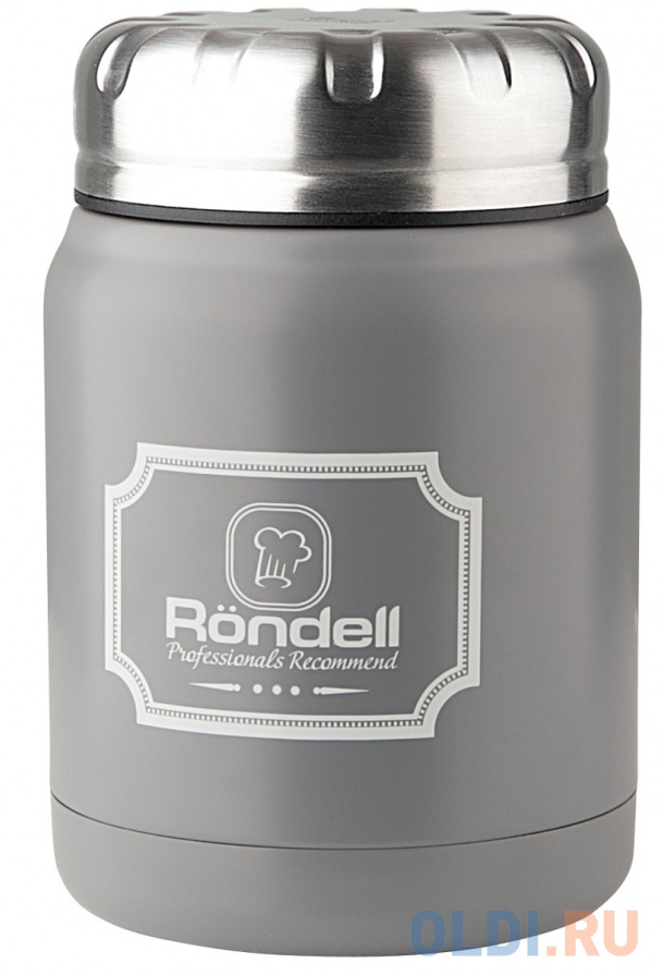 943-RDS Термос для еды 0,5 л Grey Picnic Rondell