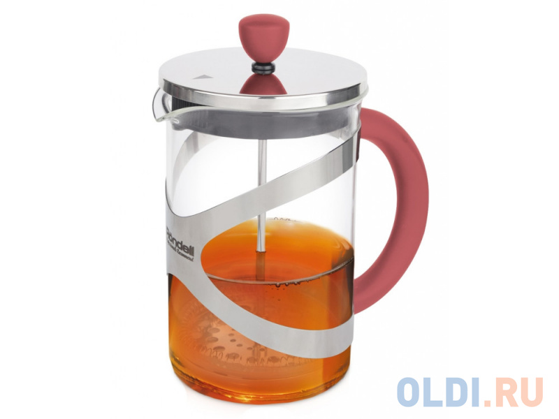 

936-RDS Френч-пресс 0,8л Crystal Red Rondell