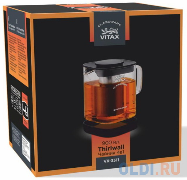 

Заварочный чайник Vitax VX-3311 Thirlwal 900 мл