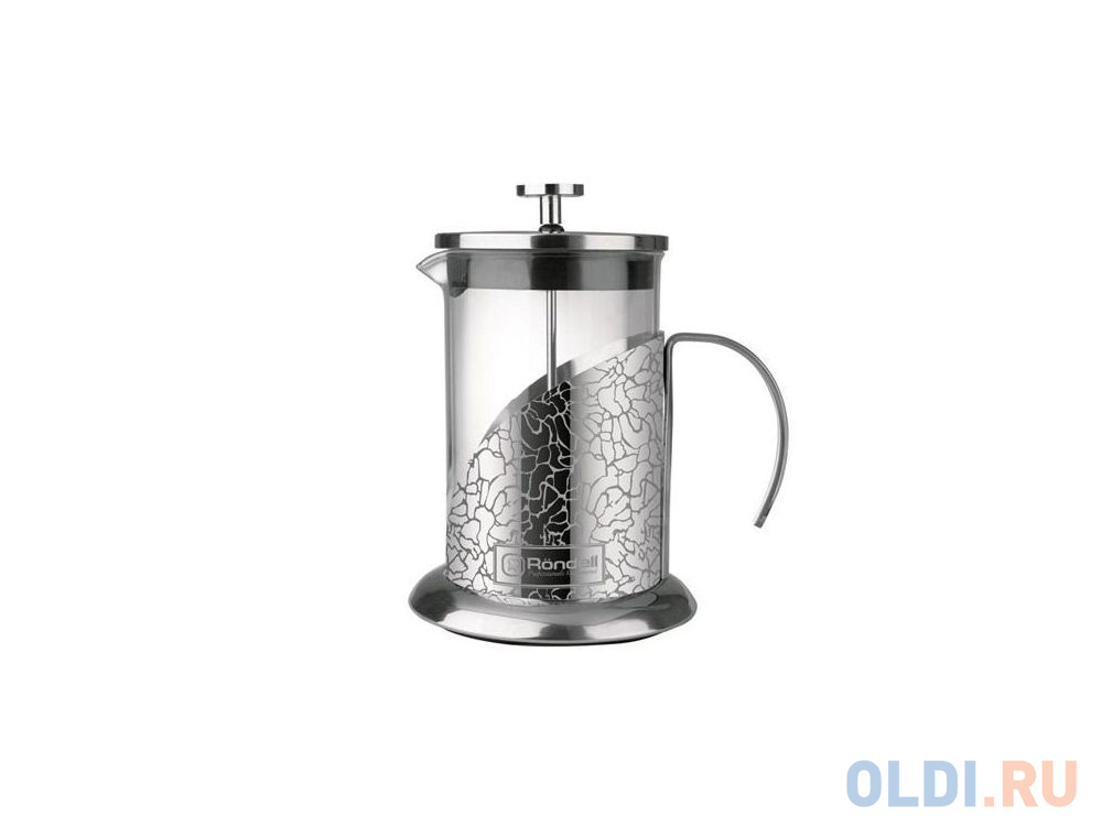 

Френч-пресс Rondell RDS-364 0.6 л металл/стекло серебристый