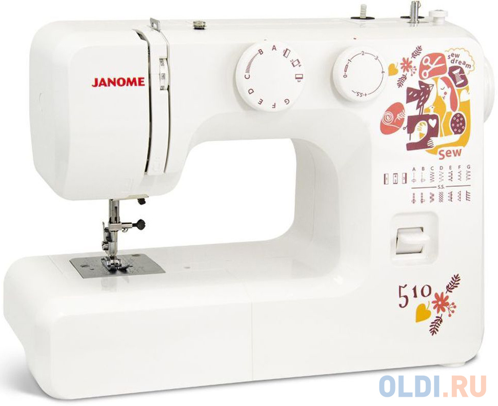 Швейная машина Janome Sew dream 510 белый