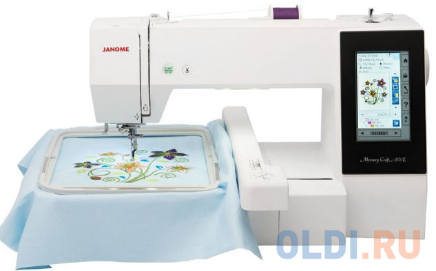 

Вышивальная машина Janome Memory Craft 500E белый