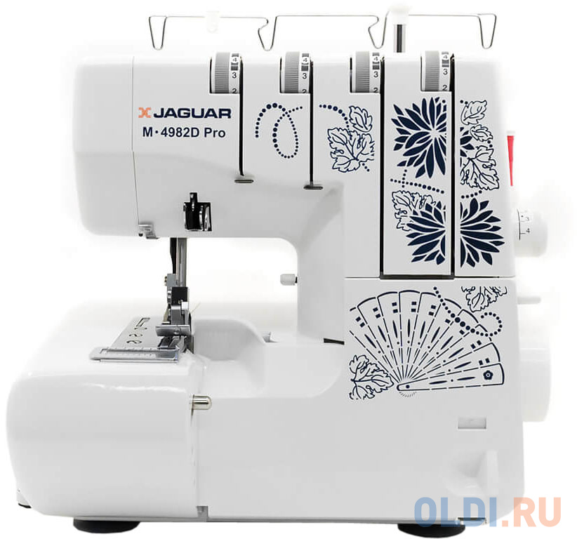 Оверлок Jaguar M-4982D Pro белый оверлок janome mylock 205d