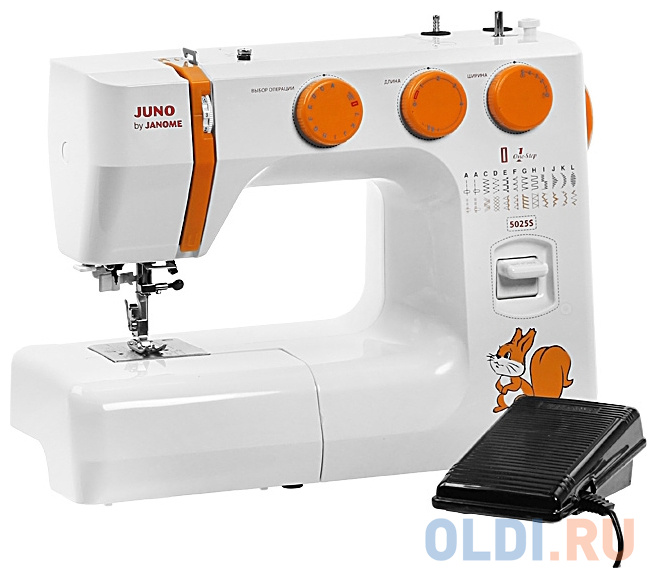 

Швейная машина Janome Juno 5025 S белый