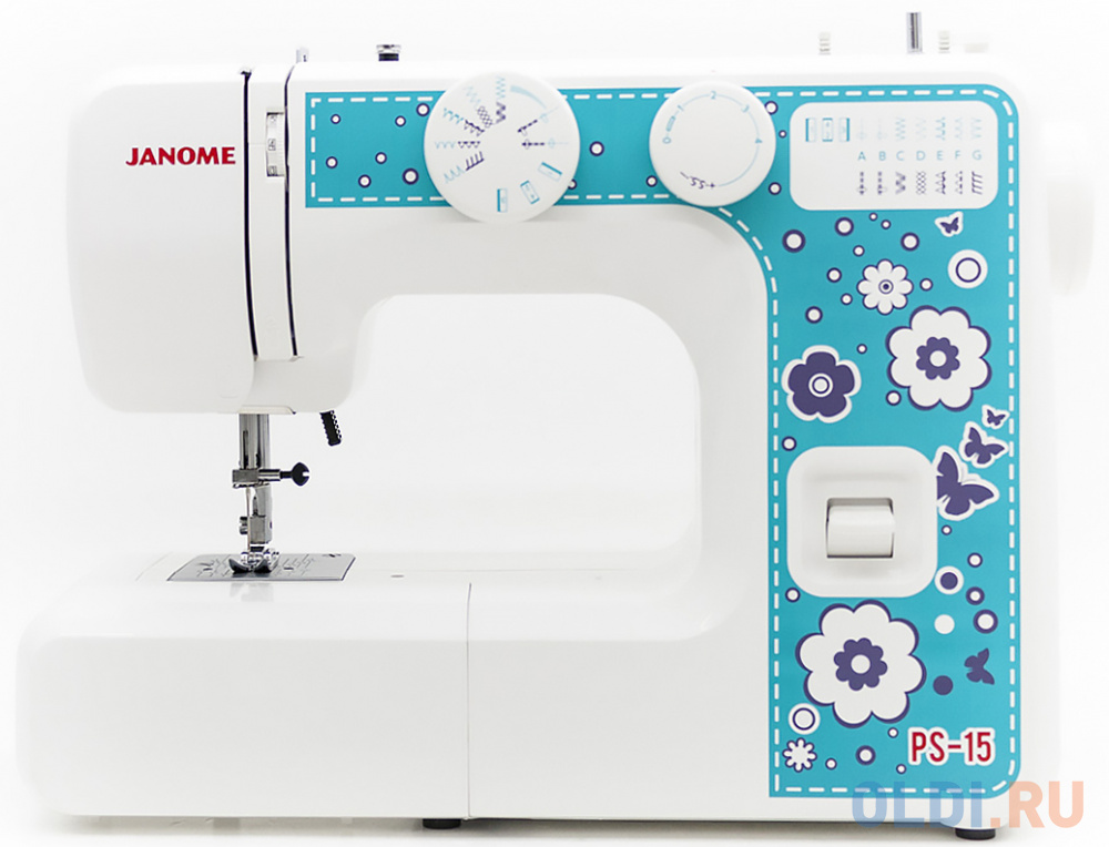 Швейная машина Janome PS-15 белый голубой швейная машина chayka 740