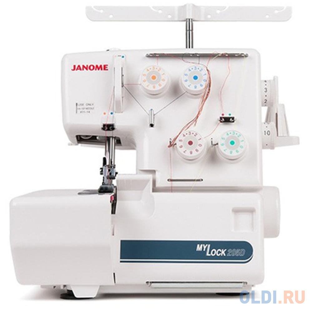 Оверлок Janome MyLock 204 D белый оверлок jaguar m 4982d pro