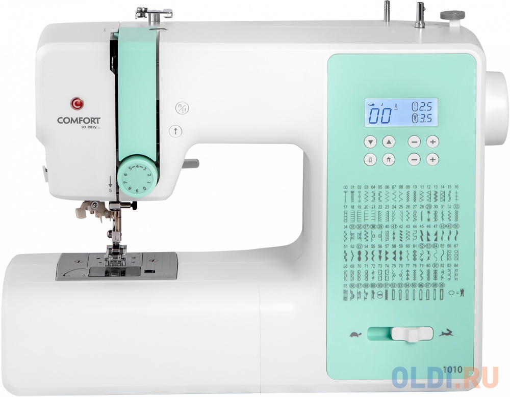 Швейная машина Comfort 1010 мятный швейная машина chayka 134a