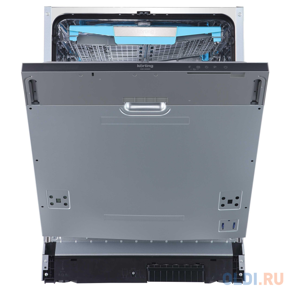 Посудомоечная машина полновстраиваемая KORTING KDI 60985 встраиваемые посудомоечные машины electrolux загрузка на 14 комплектов посуды сенсорное управление 7 программ 59 6x55x82 см сушка с