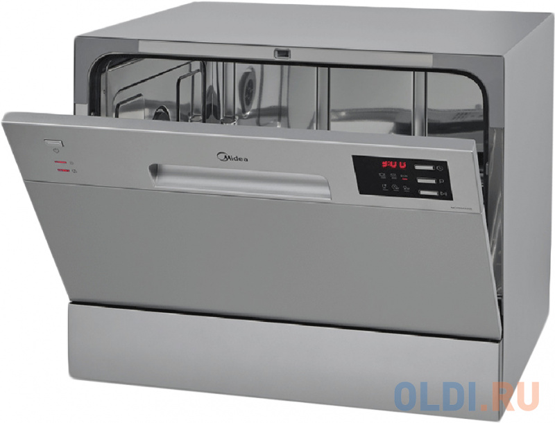 

Посудомоечная машина Midea MCFD55320S серебристый (компактная)