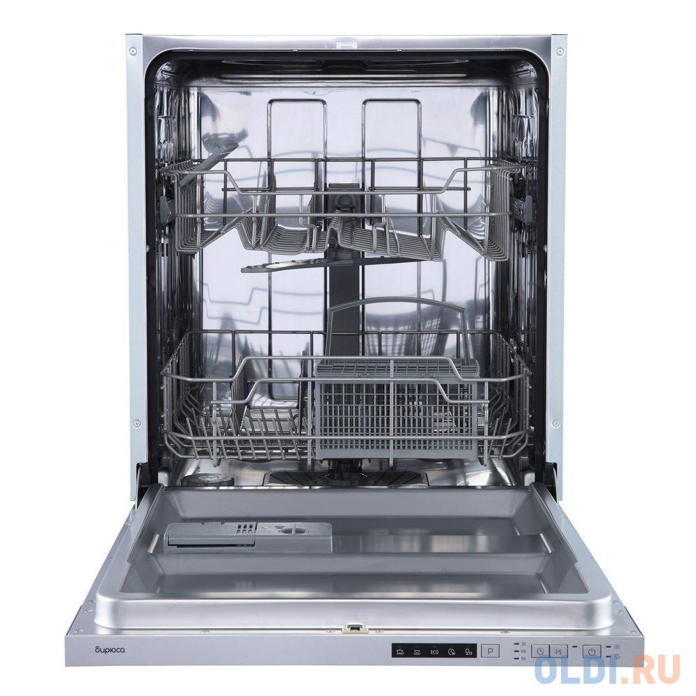 Посудомоечная машина Бирюса DWB-612/5 серебристый встраиваемая посудомоечная машина 45cm bd 4502 evelux