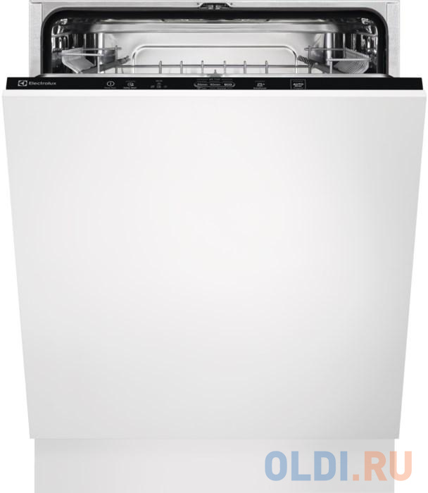 Встраиваемые посудомоечные машины ELECTROLUX/ Полноразмерная, 60см, без фасада,загрузка на 13 комплектов посуды, сенсорное управление, 5 программ, 59, цвет серебристый EES27100L - фото 1