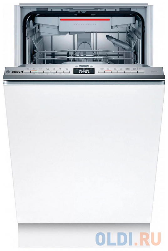 Встраиваемая посудомоечная машина 45CM SPV4XMX28E BOSCH посудомоечная машина bosch sms25ai05e серебристый