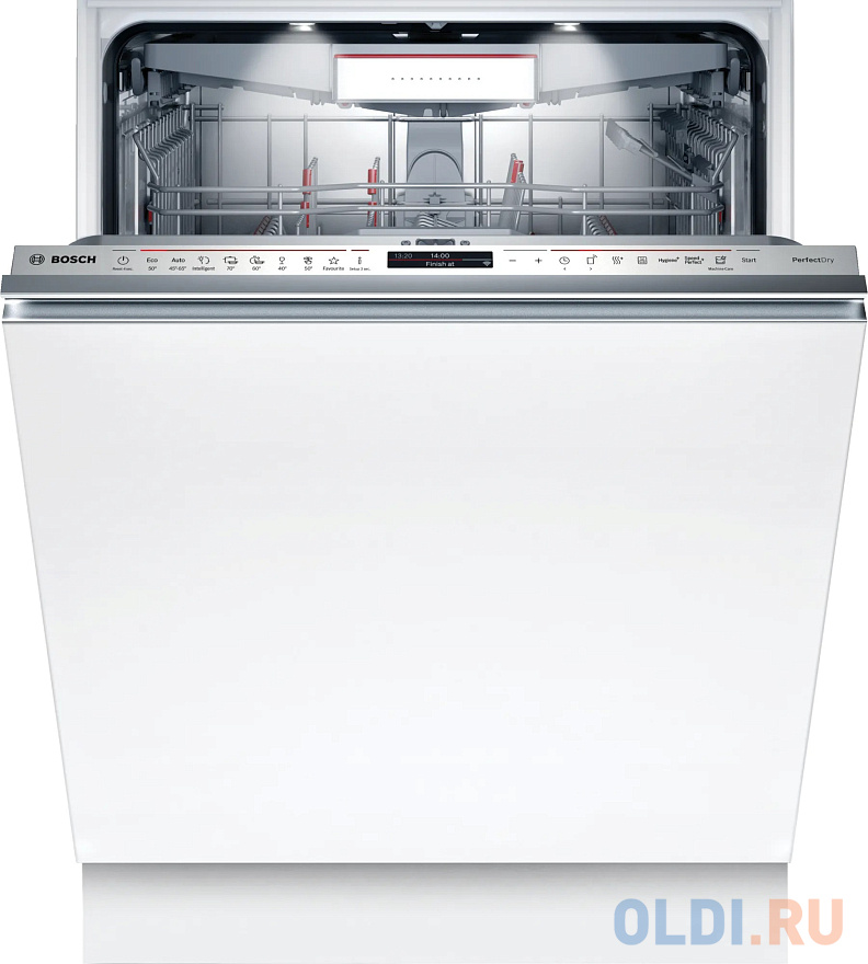 Посудомоечная машина Bosch SMV8YCX03E белый серебристый serie 6 встраиваемая посудомоечная машина 60см класс a a a 6 прогр 14 компл посуды автоматика 3in1 aquasensor датчик загрузки инверторный мото