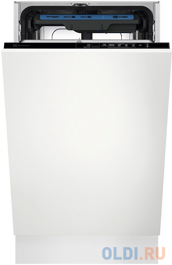Встраиваемые посудомоечные машины ELECTROLUX/ загрузка на 10 комплектов посуды, электронное управление, 5 программ, 44.6x55x82 см, черный цвет, сушка: моментальная сушка one moment