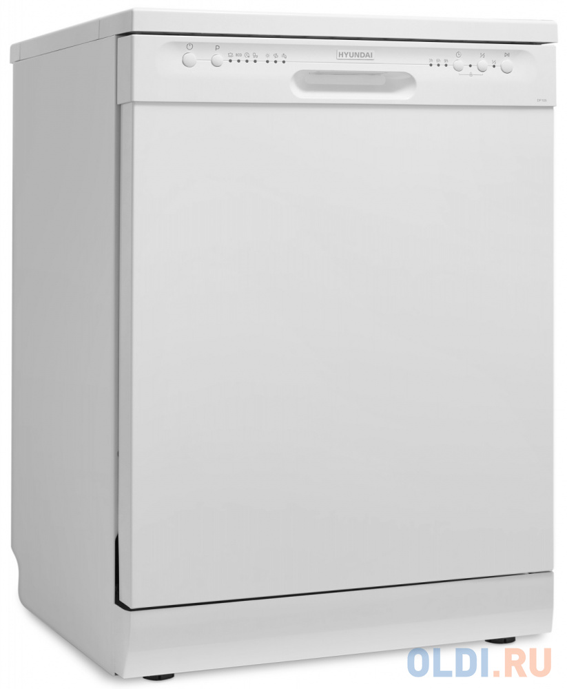 Посудомоечная машина Hyundai DF105 белый мультиварка bbk bmc050   мощность 900 вт объем 5л количество программ 21 bmc050 b