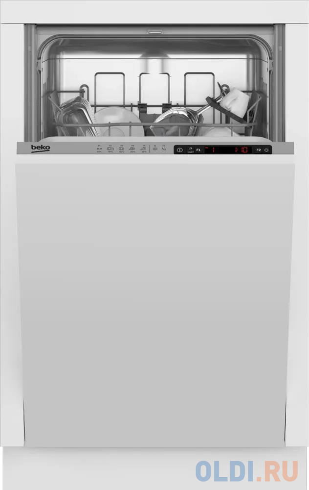 Посудомоечная машина Beko BDIS15060 нержавеющая сталь встраиваемая посудомоечная машина 45cm bd 4502 evelux