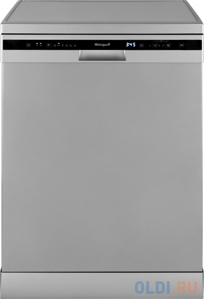 Посудомоечная машина Weissgauff DW 6026 D Silver серебристый (полноразмерная) 429988 - фото 1