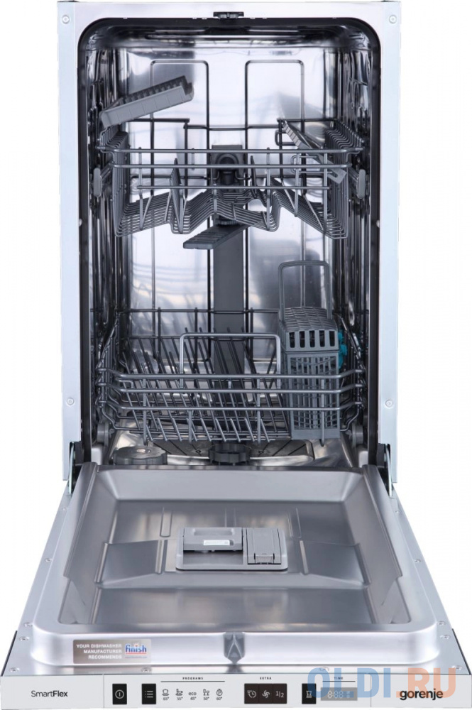 

Посудомоечная машина встраив. Gorenje GV522E10S 1760Вт компактная белый/серый