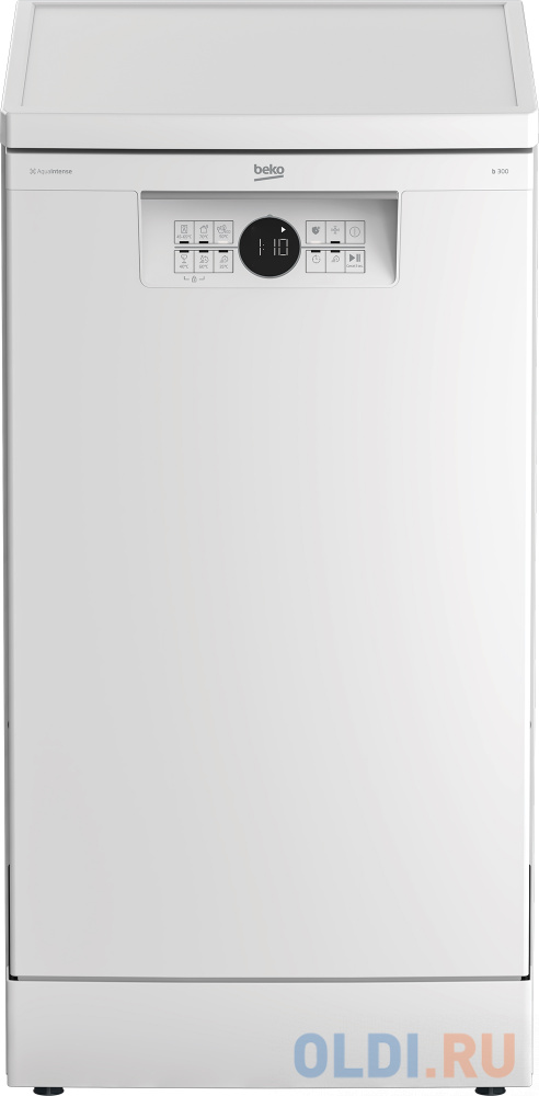 Посудомоечная машина Beko BDFS26120WQ, узкая, напольная, 44.8см, загрузка 11 комплектов, белая [7638608335] - 7638608335