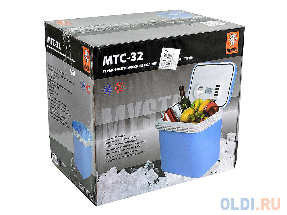 Автомобильный холодильник MYSTERY MTC-32 32л 12В 220В РСТ00000352 - фото 7