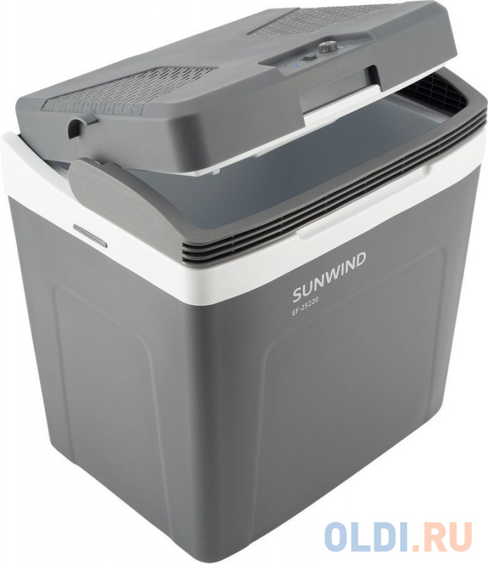 Автохолодильник SunWind EF-25220 25л 60Вт серый/белый фото