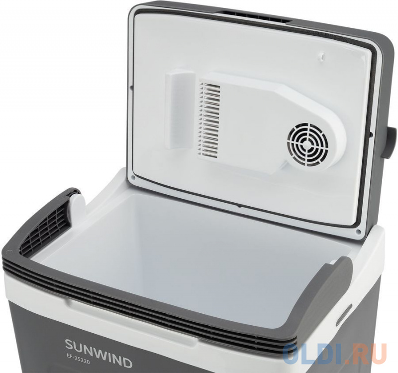 Автохолодильник SunWind EF-25220 25л 60Вт серый/белый фото