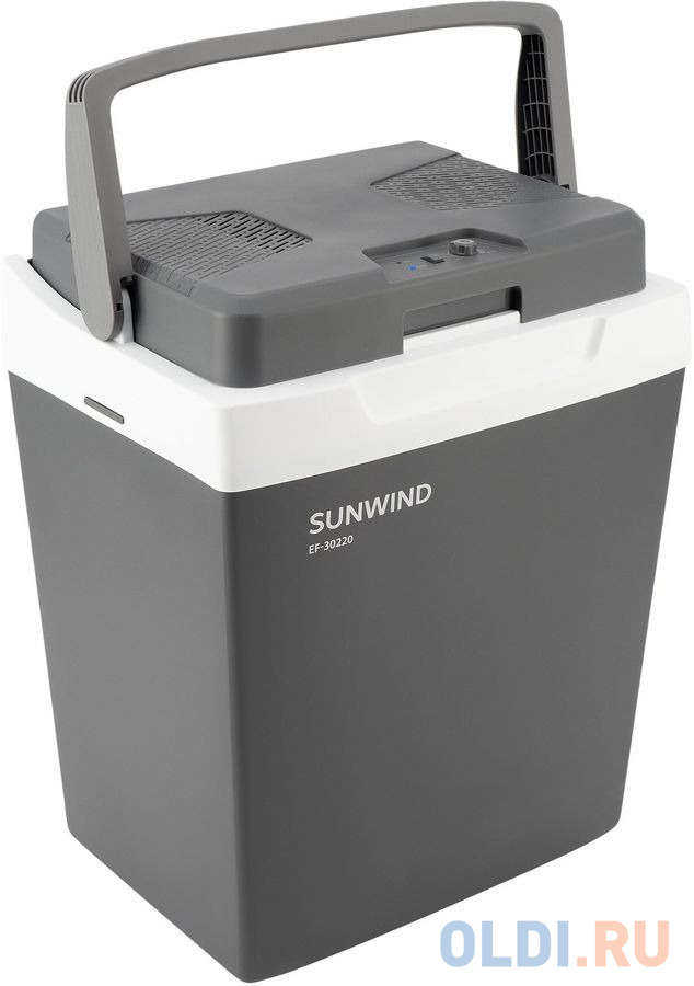 Автохолодильник SunWind EF-30220 30л 60Вт серый/белый, размер 405 x 505 x 305 мм EF30220 - фото 1