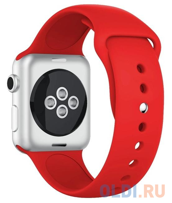

Ремешок силиконовый для Apple Watch (38-40мм) DF iClassicband-01 (red)