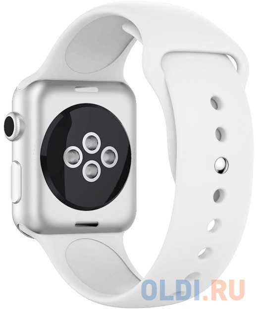 

Ремешок силиконовый для Apple Watch (38-40мм) DF iClassicband-01 (white)