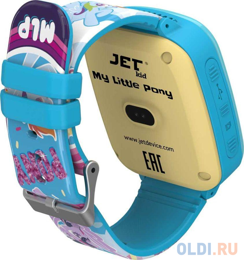 Смарт-часы Jet Kid My Little Pony 40мм 1.44&quot; TFT голубой от OLDI
